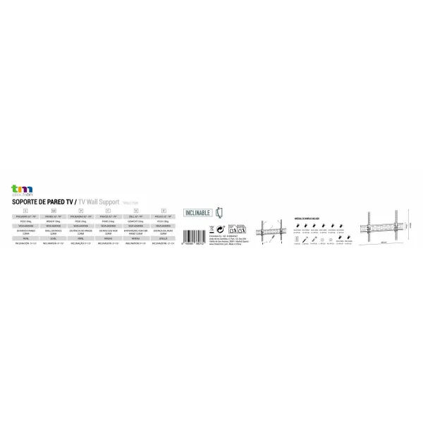 TV Statīvs TM Electron 32"-65" 35 kg