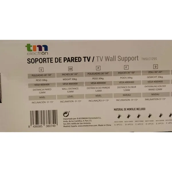 TV Statīvs TM Electron 26"-50" 30 Kg