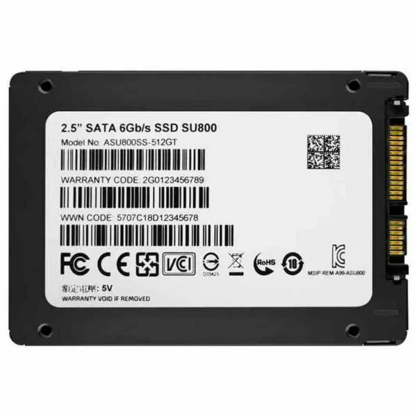Kõvaketas Adata Ultimate SU800 512 GB SSD