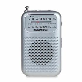 Nešiojamas radijo imtuvas Sanyo AM/FM Sidabras