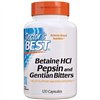 Betaīna HCl, pepsīna un genciāna rūgtvielas - 120 kapsulas