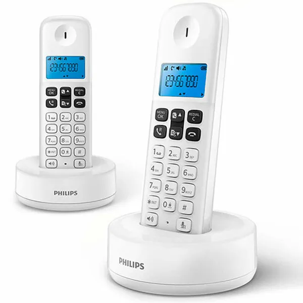 Belaidis telefonas Philips D1612W/34 Mėlyna Balta Juoda