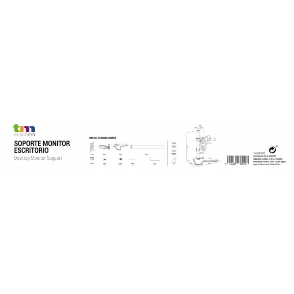 Reguleeritav tugi TM Electron Monitor 17"-32"