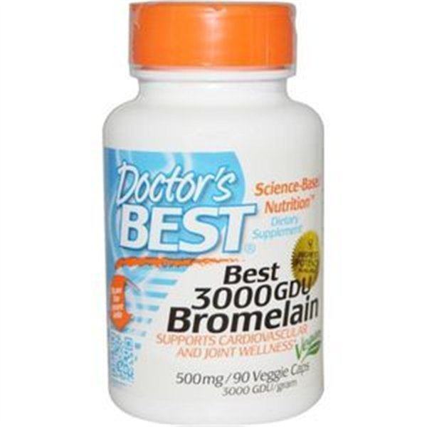 High Potency Bromelain 3000 GDU, 500mg - 90 vcaps