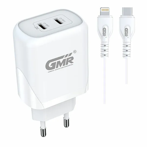 Сетевое зарядное устройство Goms 40 W USB-C x 2