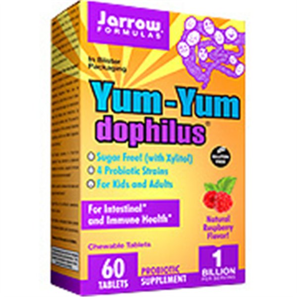 Yum-Yum Dophilus, 1 milijardas KFV (Aviečių) – 60 kramtomųjų tablečių