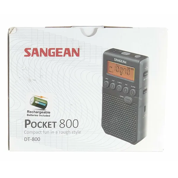 Nešiojamas skaitmeninis radijas Sangean DT-800 Juoda AM/FM
