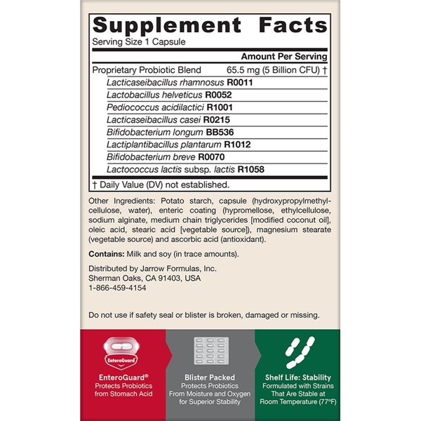 Jarro-Dophilus EPS, 5 млрд КОЕ - 30 капсул
