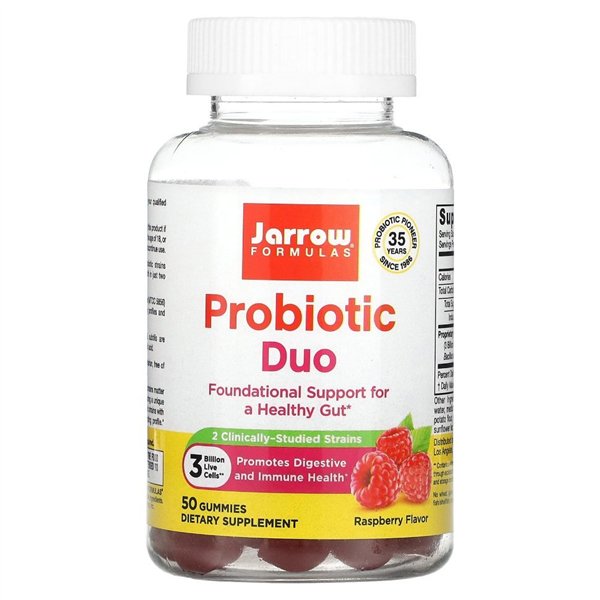 Probiotic Duo, Raspberry - 50 gummies