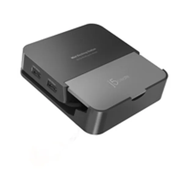 USB šakotuvas j5create JCD624-N Juoda Pilka