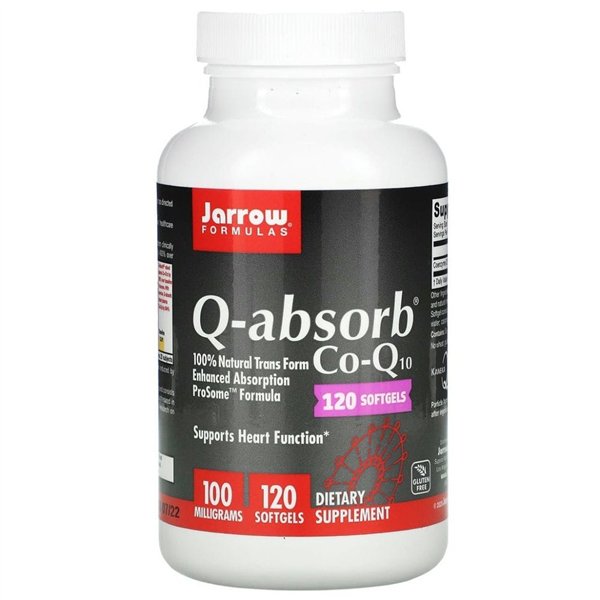 Q-absorb, 100 mg – 120 minkštųjų kapsulių