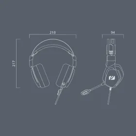Kuulokkeet Muse M-230 GH Musta