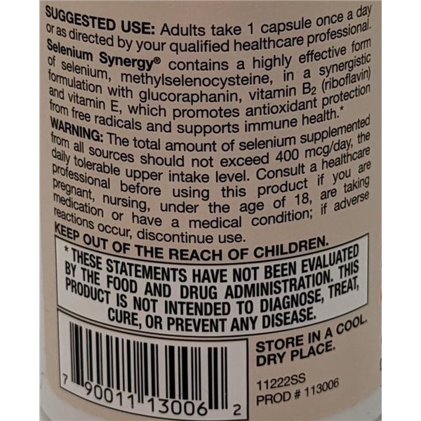 Selenium Synergy - 60 caps