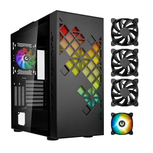 ATX semi-tornikotelo BitFenix Musta