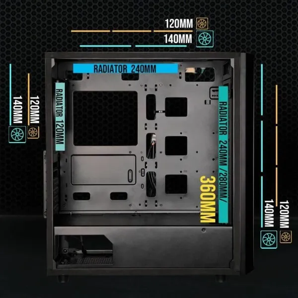ATX Semi-tower Korpus BitFenix
