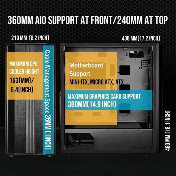 ATX Semi-tower Korpus BitFenix