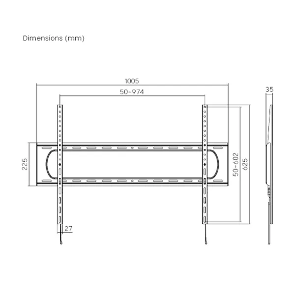 TV Statīvs TM Electron 60"-120" 120 kg