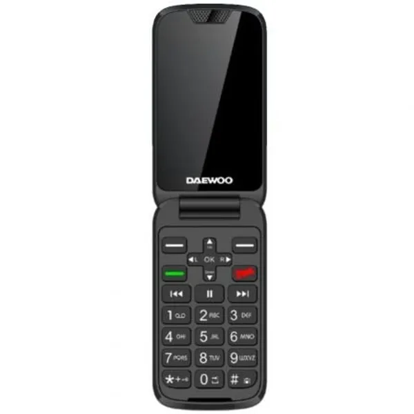 Mobilusis telefonas vyresnio amžiaus žmonėms Daewoo DW8005 Juoda 32 MB Single Core 2,4” QVGA
