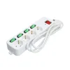 4 kištukų lizdas be maitinimo jungiklio TM Electron TMUAD554 Balta 3680 W (1,5 m)