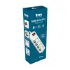4 kištukų lizdas be maitinimo jungiklio TM Electron TMUAD554 Balta 3680 W (1,5 m)