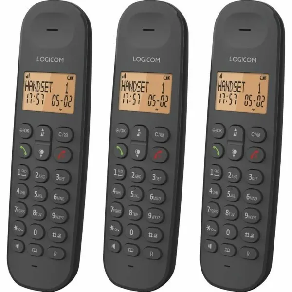 Беспроводный телефон Logicom ILOA 350 TRIO Чёрный