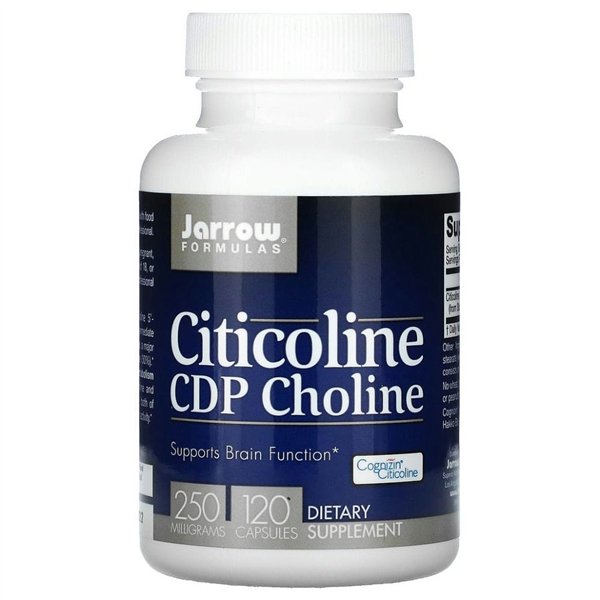 Citicoline CDP holīns, 250 mg - 120 kapsulas | Pirkt tiešsaistē — Megaluks