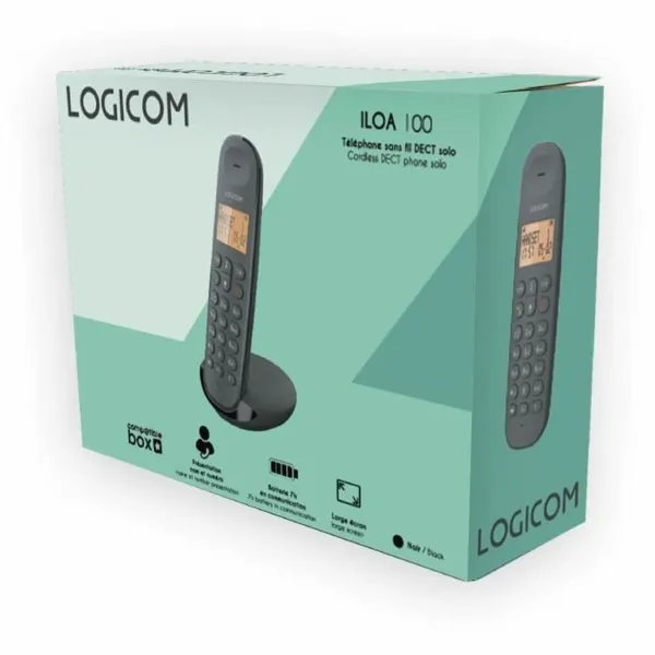 Belaidis telefonas Logicom ILOA 150 SOLO Pilka