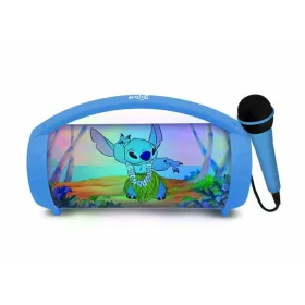 Bluetooth garsiakalbis su karaokė mikrofonu Lexibook Stitch Disney Mėlyna