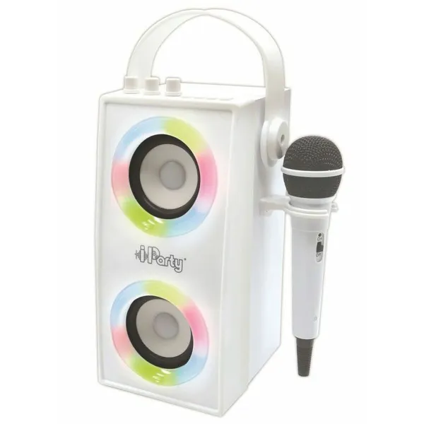 Kannettava Bluetooth-kaiutin mikrofonilla iParty Lexibook BTP180Z Valkoinen Bluetooth