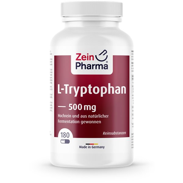 L-triptofanas, 500 mg - 180 kapsulių | Pirkti internetu — Megaluks