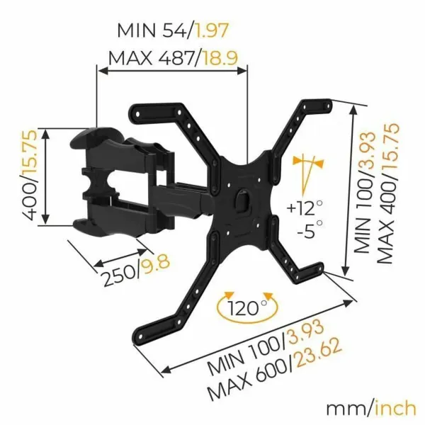 TV Statīvs Nanook Wall Mount 55" 65" 40"