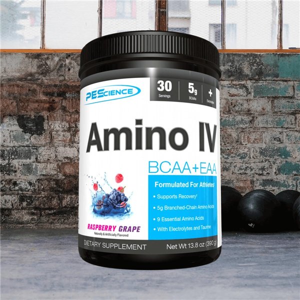 Amino IV, Raspberry Grape - 390g