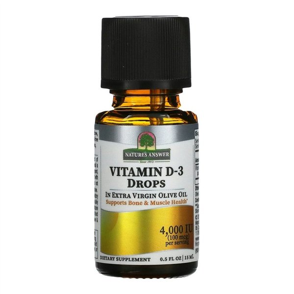 Vitamin D-3 Drops, 4000IU - 15 ml.