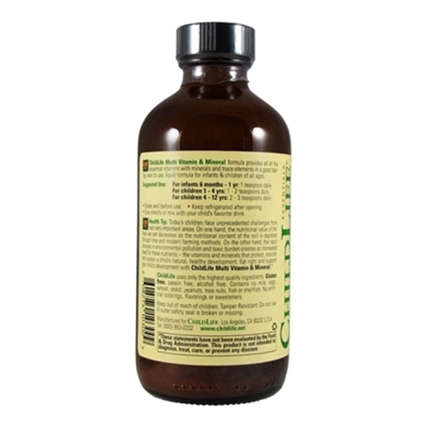 Мультивитамины и минералы, натуральный апельсин/манго - 237 мл.