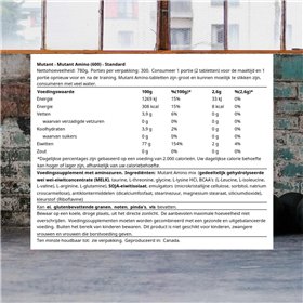 Mutant Amino - 600 tablets