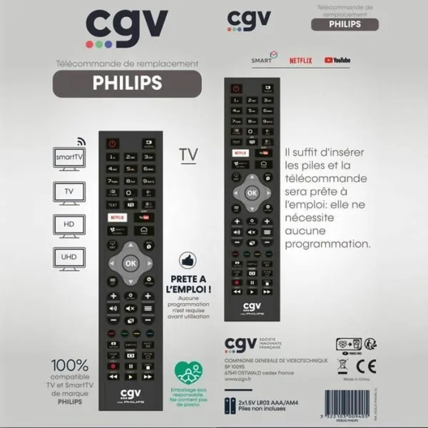 Universaalne Kaugjuhtimispult CGV