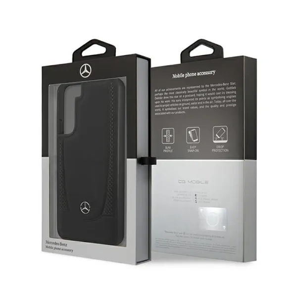 Mercedes Leather Urban Line - Case for Samsung Galaxy S22+ (Black)