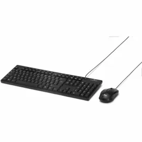Klaviatuur ja Hiir Bluestork MEDIA OFFICE Must AZERTY