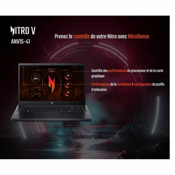 Nešiojamas kompiuteris Acer Nitro V 15 ANV15-41-R85W