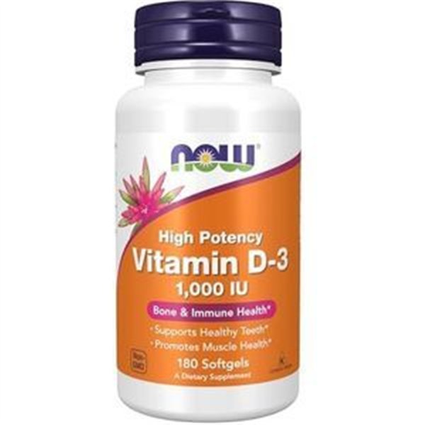 D-3-vitamiini, 1000 IU - 180 pehmogeeliä | Osta verkosta — Megaluks