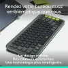 Juhtmevaba Klaviatuur Logitech Pop Icon Keys Tumehall AZERTY