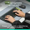 Juhtmevaba Klaviatuur Logitech Pop Icon Keys Tumehall AZERTY