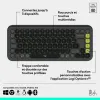 Juhtmevaba Klaviatuur Logitech Pop Icon Keys Tumehall AZERTY