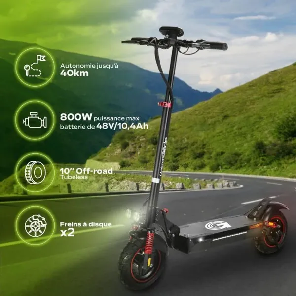 Elektrinis paspirtukas Urbanglide ECROSS PRO LITE 2 Juoda 25 km/h