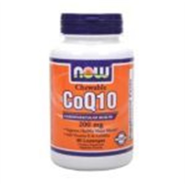 CoQ10 with Lecithin & Vitamin E, 200mg (Chewable) - 90 lozenges