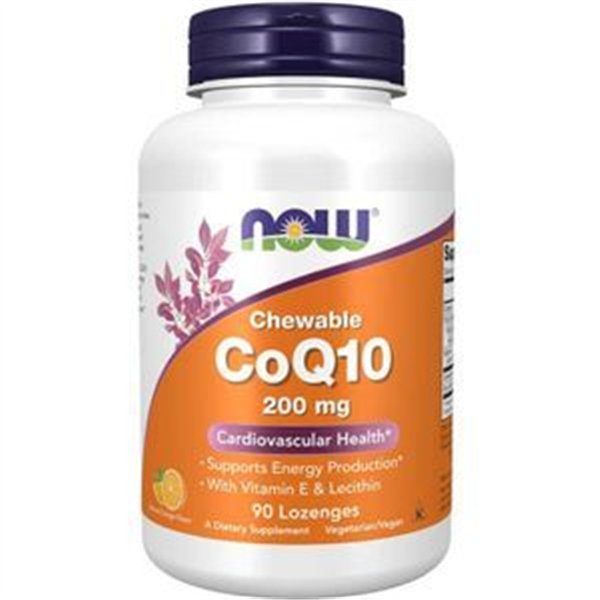 CoQ10 with Lecithin & Vitamin E, 200mg (Chewable) - 90 lozenges