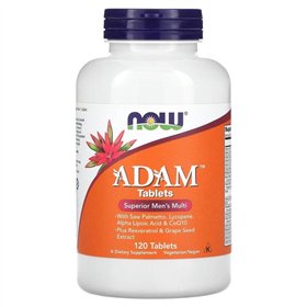 ADAM multivitamīni vīriešiem - 120 tabletes | Pirkt tiešsaistē — Megaluks