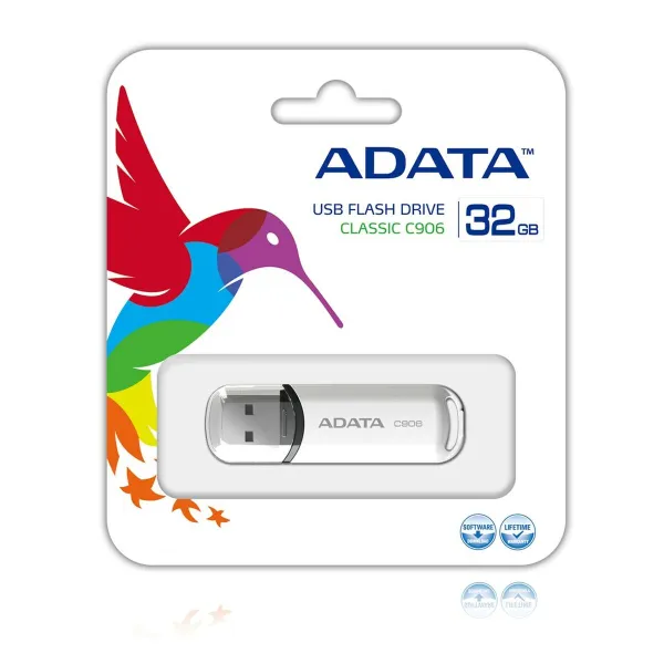 USB Zibatmiņa Adata C906 Balts 32 GB