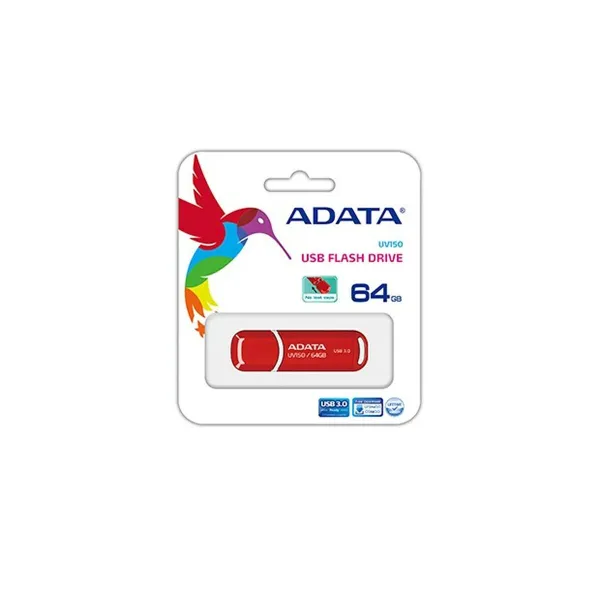 USB Zibatmiņa Adata UV150 Sarkans 64 GB