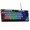 Klaviatūra The G-Lab KEYZ CAESIUM Juoda Pilka Azerty Prancūzų